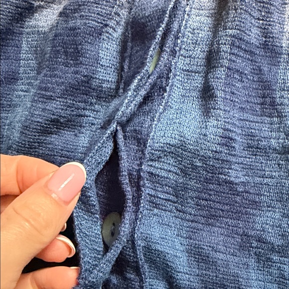 Free People Blue Plaid Sleeveless Top - Picture 3 of 10